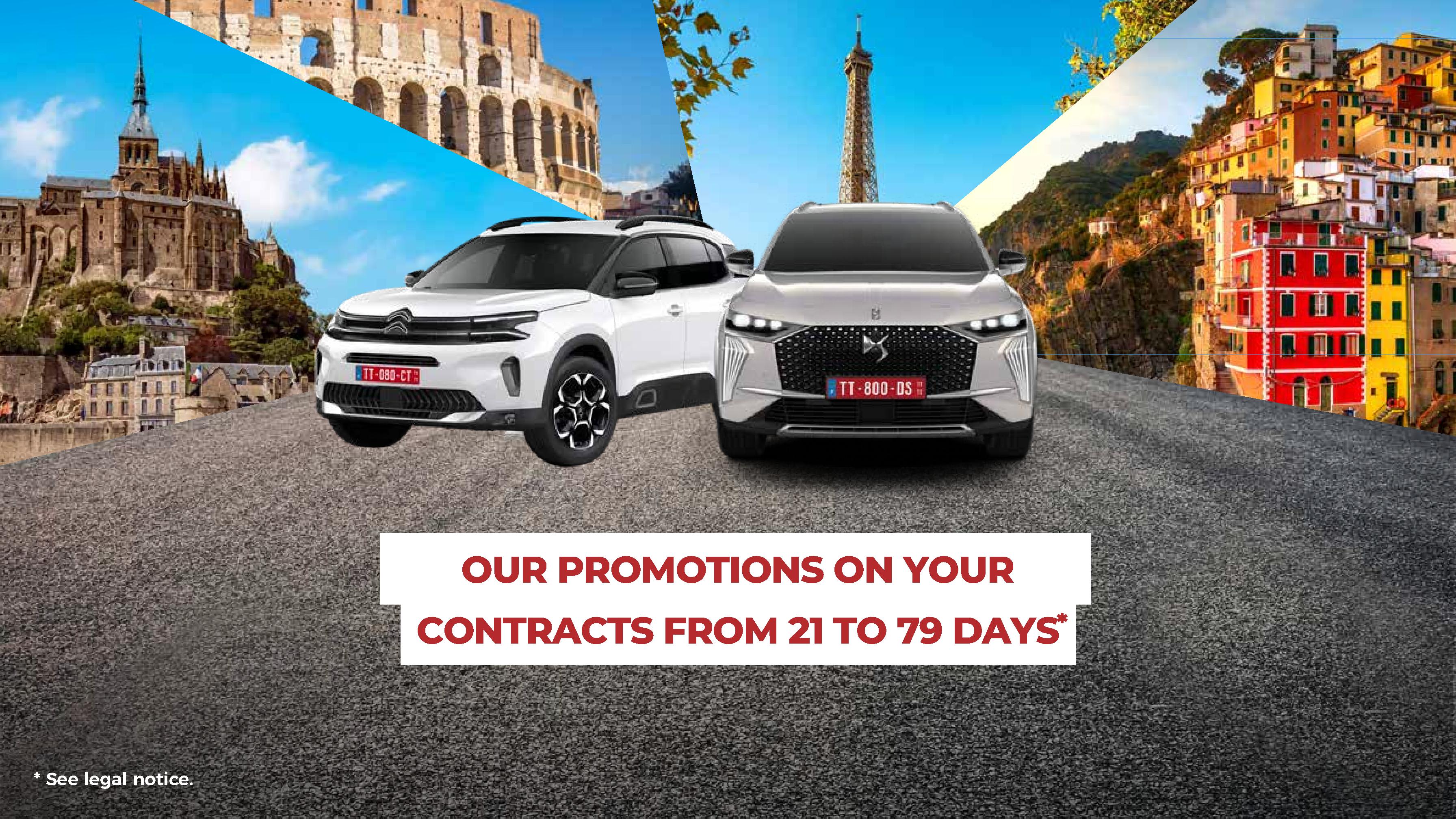 For a delivery from June 1st, 2025 to December 31st, 2025, 230€ off on your contracts from 21 to 79 days