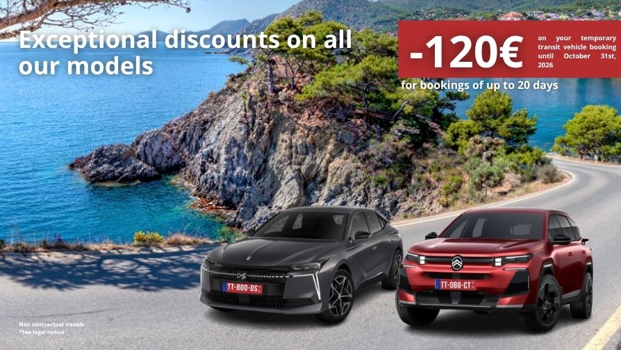 Exclusive discounts for bookings up to 20 days.